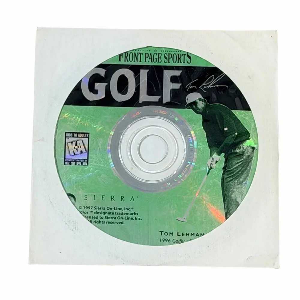 10/$25🦋 Sierra Front Page Sports GOLF 1998 Edition (Win95) PC Game